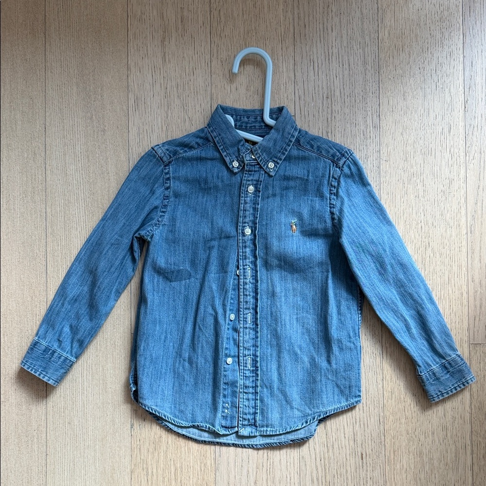 Polo Ralph Lauren Denim Blue Kids Shirt